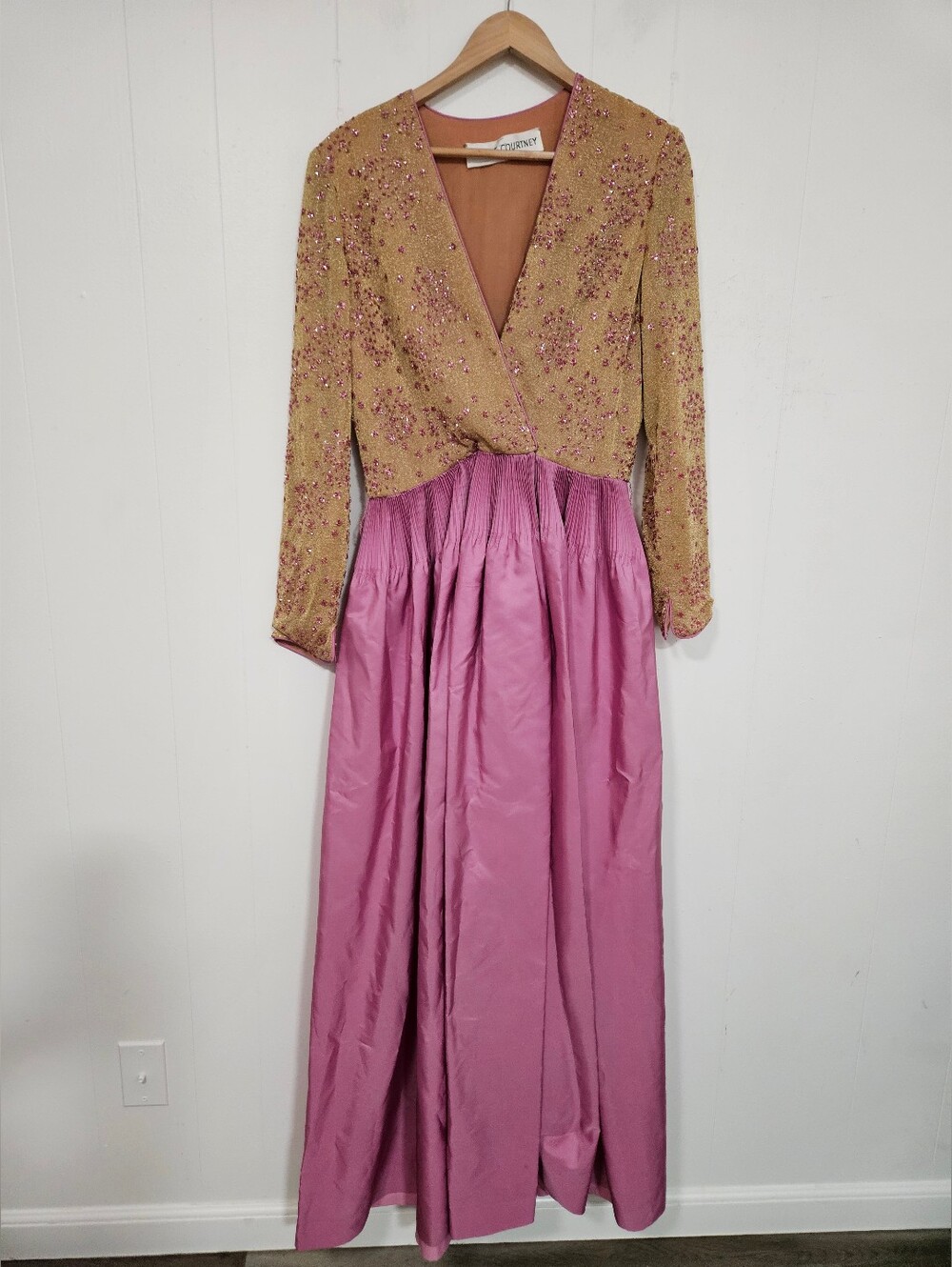 Vintage Robert Courtney Formal Maxi Dress